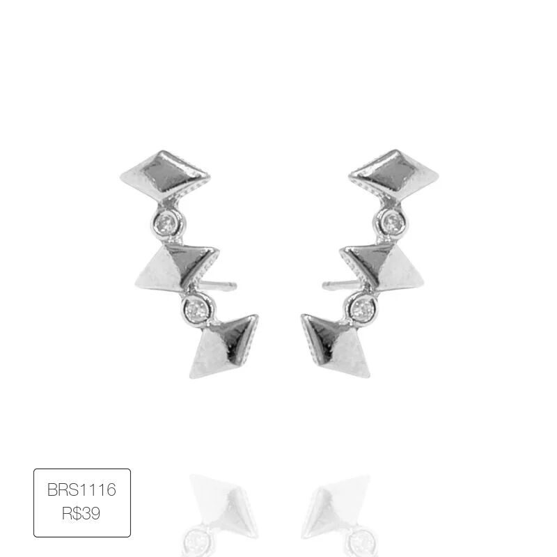 Brinco Ear Cuff Baby Allure Prateado